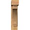 Ekena Millwork Imperial Block Rough Sawn Bracket w/ Offset Brace, Western Red Cedar, 6"W x 22"D x 26"H BKT0604X22X26IMP05RWR - alternate 2